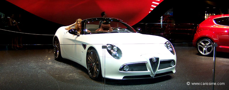 ALFA 8C SPIDER Salon Auto PARIS 2008