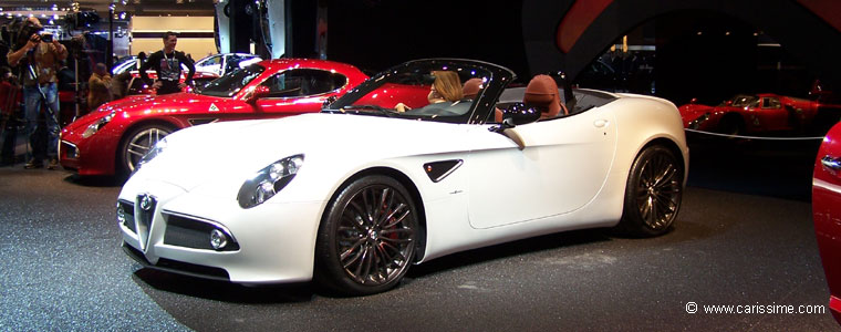 ALFA 8C SPIDER Salon Auto PARIS 2008