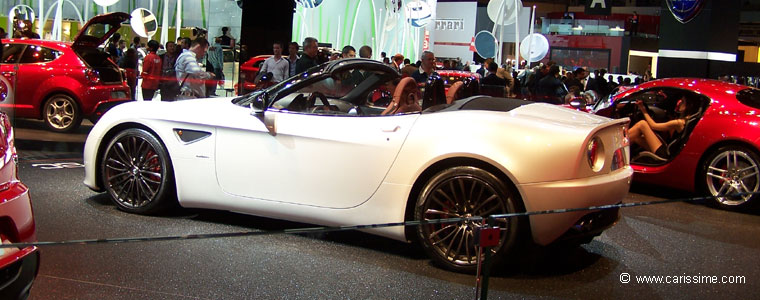 ALFA 8C SPIDER Salon Auto PARIS 2008