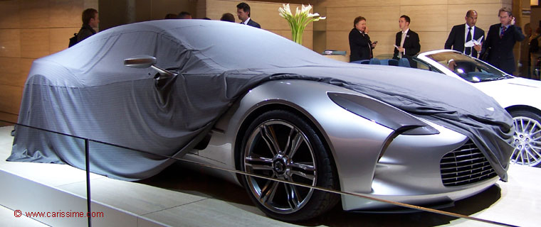 ASTON MARTIN ONE 77 Salon Auto PARIS 2008