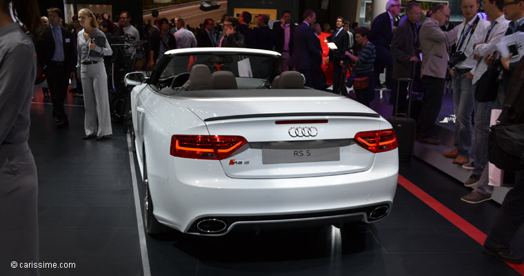 Audi RS 5 Cabriolet au Salon Automobile de Paris 2012