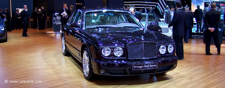 BENTLEY ARNAGE FINAL SERIES Salon Auto PARIS 2008