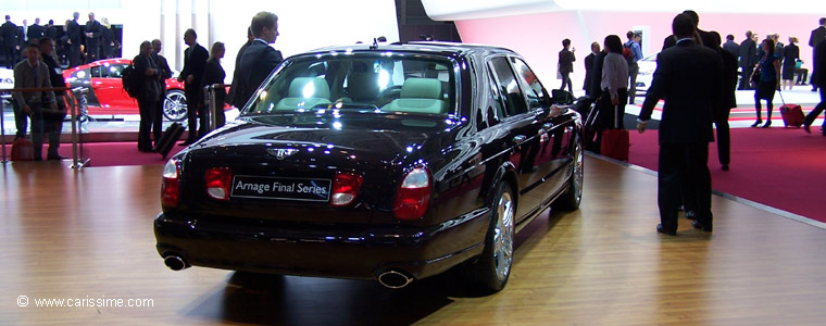 BENTLEY ARNAGE FINAL SERIES Salon Auto PARIS 2008