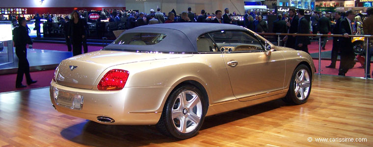 BENTLEY CONTINENTAL GTC Salon Auto GENEVE 2007