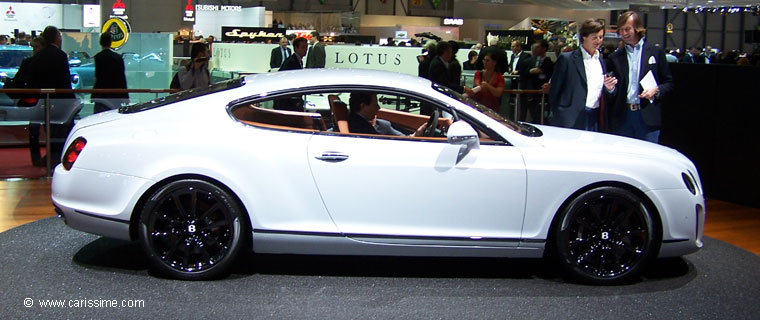 BENTLEY CONTINENTAL SUPERSPORTS Salon Auto GENEVE 2009