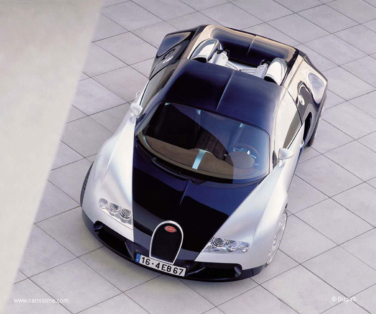 Bugatti Concept 16.4 Veyron 2000 Salon Detroit Genève Paris