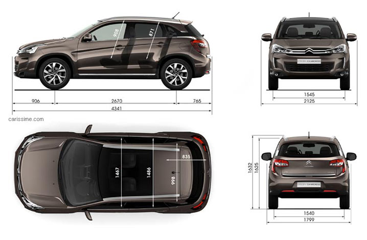 Citroen C4 Aircross SUV Compact 2012 Citroen C4 Aircross SUV Compact 2012