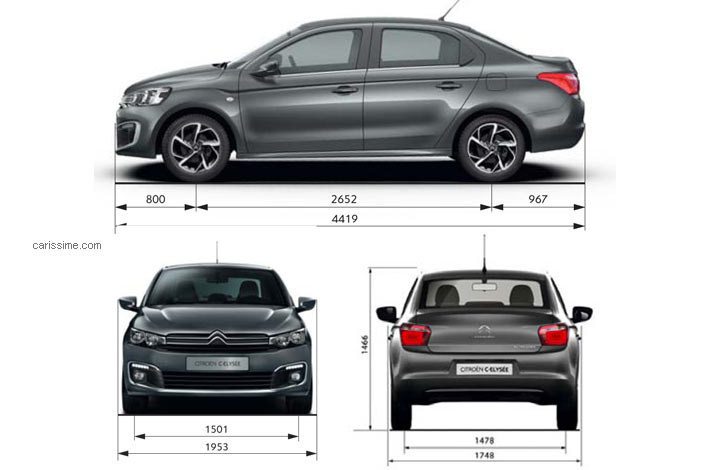 Citroën C Elysée 2017 Citroën C Elysée 2017