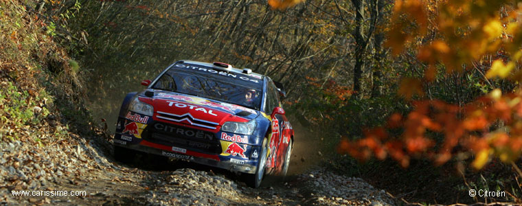 Citroën Rallye 2008 Loeb Champion du Monde WRC