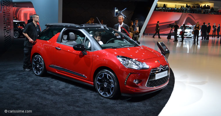 Citroën DS3 Cabrio au Salon Automobile de Paris 2012