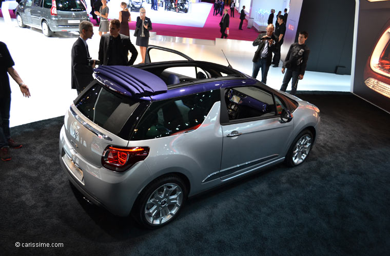 Citroën DS3 Cabrio au Salon Automobile de Paris 2012