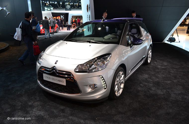 Citroën DS3 Cabrio au Salon Automobile de Paris 2012