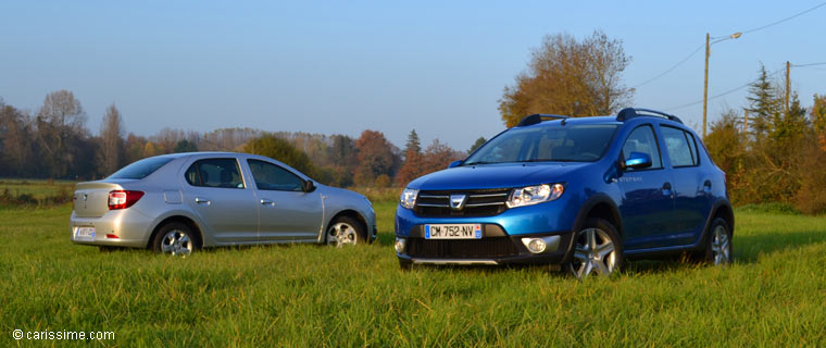 Dacia Sandero Stepway et Logan 2