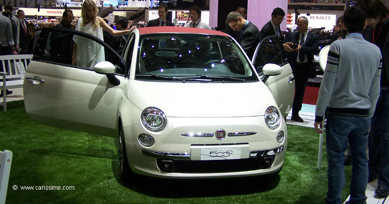 FIAT 500C CABRIOLET Salon Auto GENEVE 2009