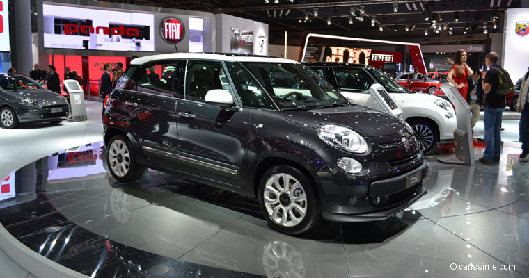 Fiat 500 L au Salon Automobile de Paris 2012