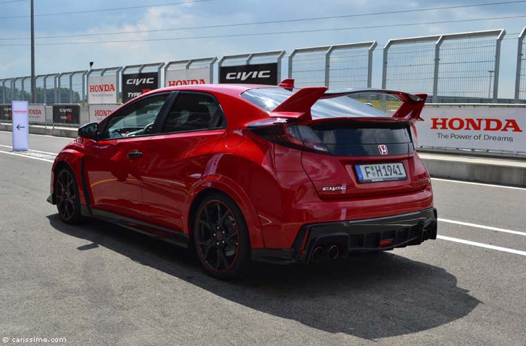 Essai Honda Civic Type R 2015 Circuit Slovakia Ring