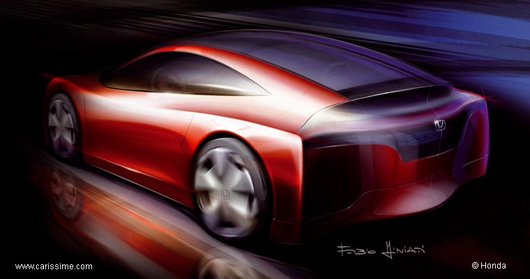 Honda Small Hybrid Sports Concept-H Sketch