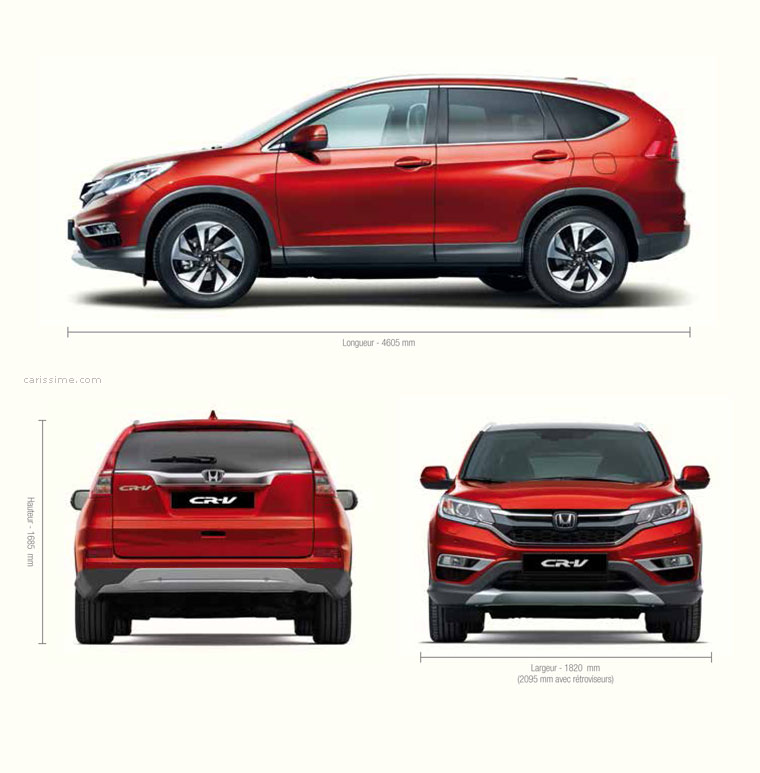 Honda CR-V 4 Dimensions