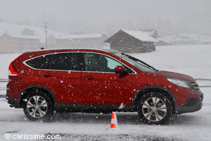 Essai Honda CR-V 4 Suisse sur Neige