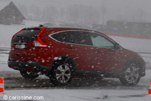 Essai Honda CR-V 4 Suisse sur Neige