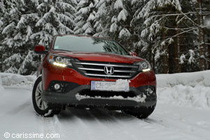 Honda CR-V 4 Suisse sur Neige Essai Honda CR-V 4 Suisse sur Neige