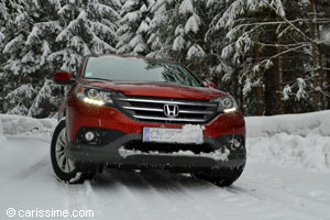 Essai Honda CR-V 4 Suisse sur Neige