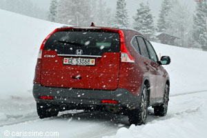 Essai Honda CR-V 4 Suisse sur Neige