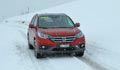 Essai Honda CR-V 4 Suisse sur Neige