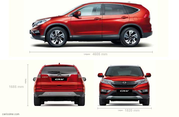Dimensions Honda CR-V 4 2015 Dimensions Honda CR-V 4 2015