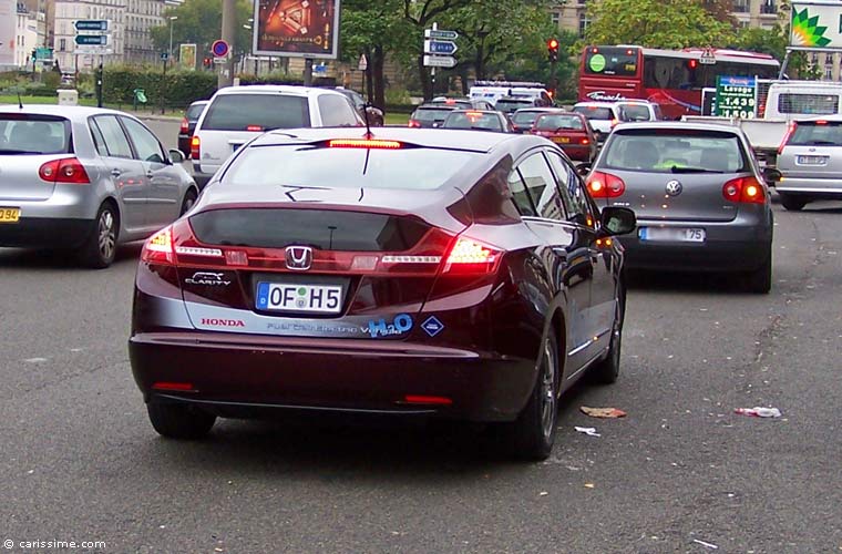 Essai Honda FCX Clarity Hydrogène à Paris