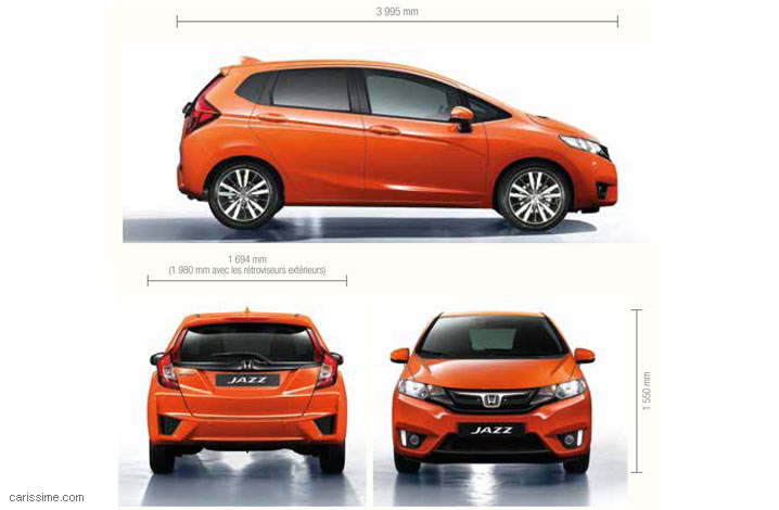 Dimensions Honda Jazz 3 2015