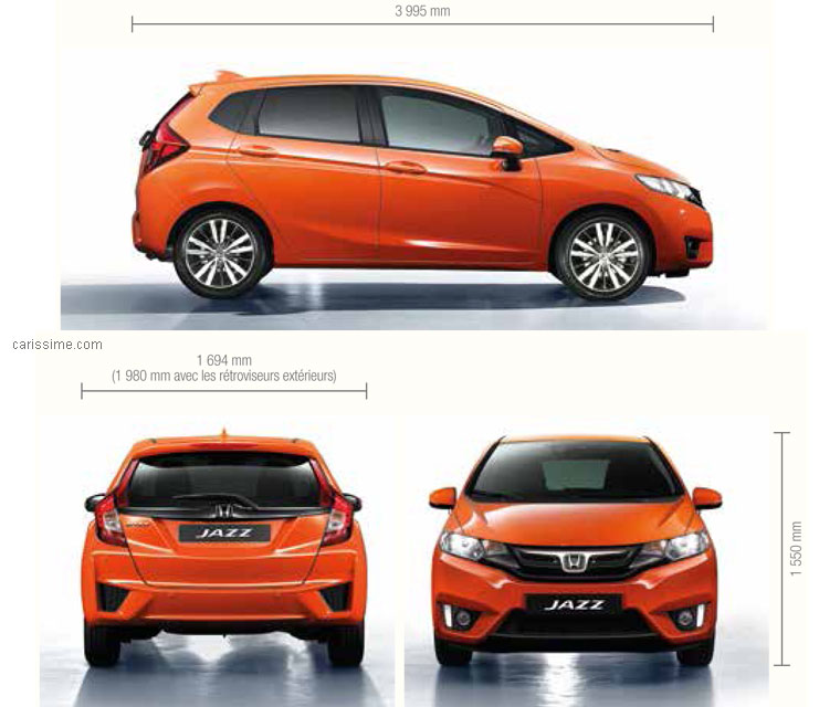 Honda Jazz 3 Dimensions