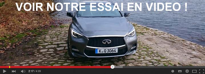 Essai Vidéo Infinti Q30 2016