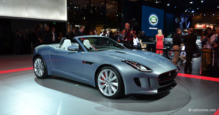 Jaguar Type F Cabriolet au Salon Automobile de Paris 2012