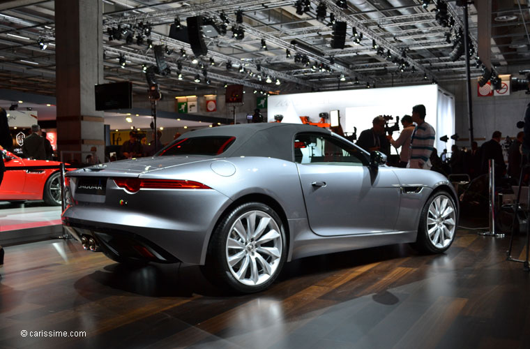 Jaguar Type F Cabriolet au Salon Automobile de Paris 2012