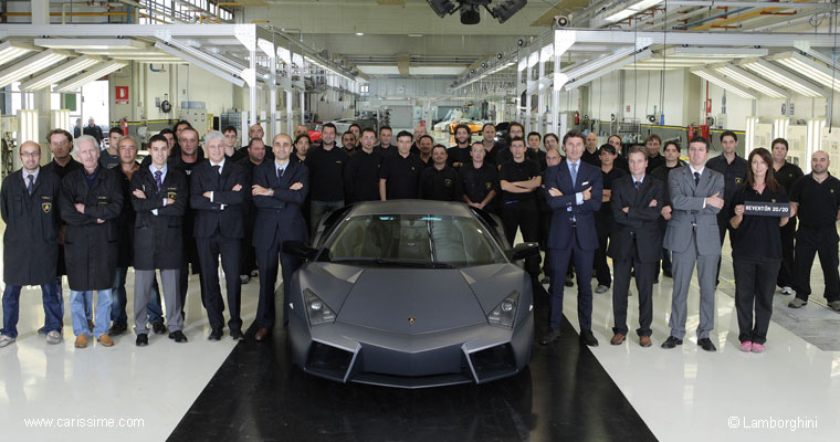 Lamborghini Reventón Vingtième et dernier modèle commercialisé