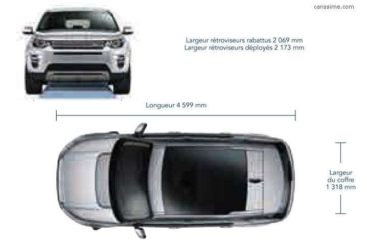 dimensions Land Rover Discovery Sport 2015