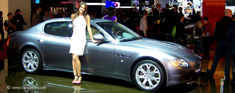 MASERATI QUATTROPORTE Salon Auto PARIS 2008