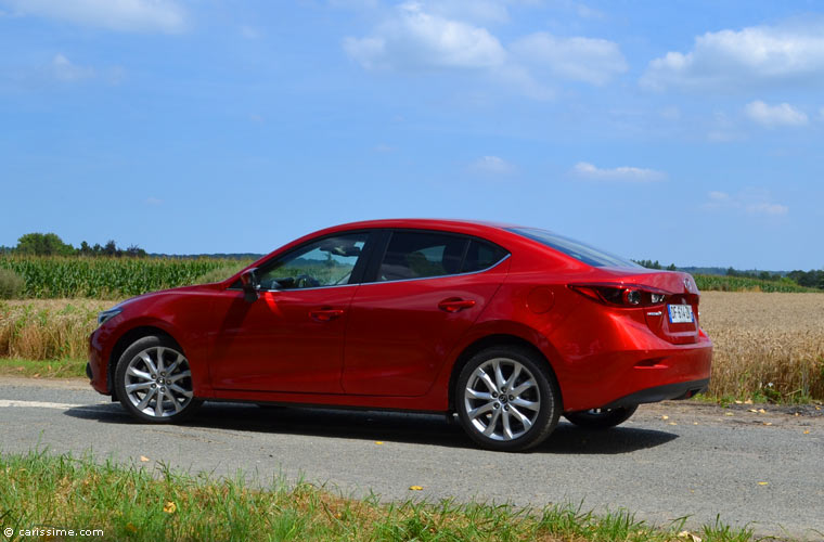 Essai Mazda 3 ; 4 portes Diesel 2014