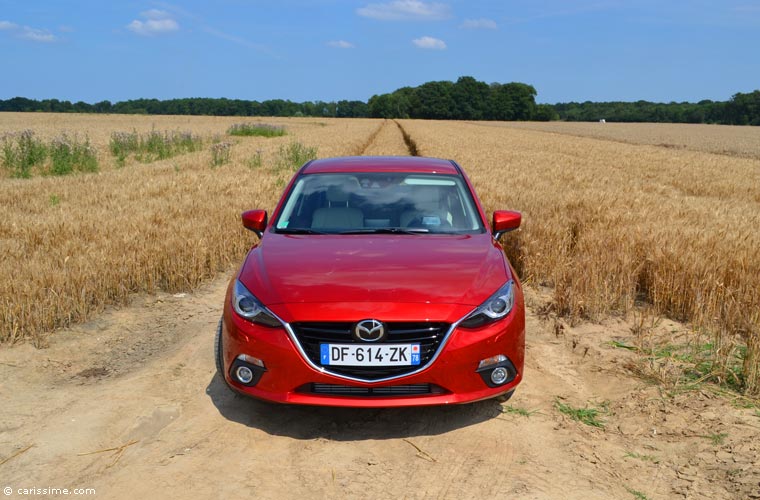 Essai Mazda 3 ; 4 portes Diesel 2014