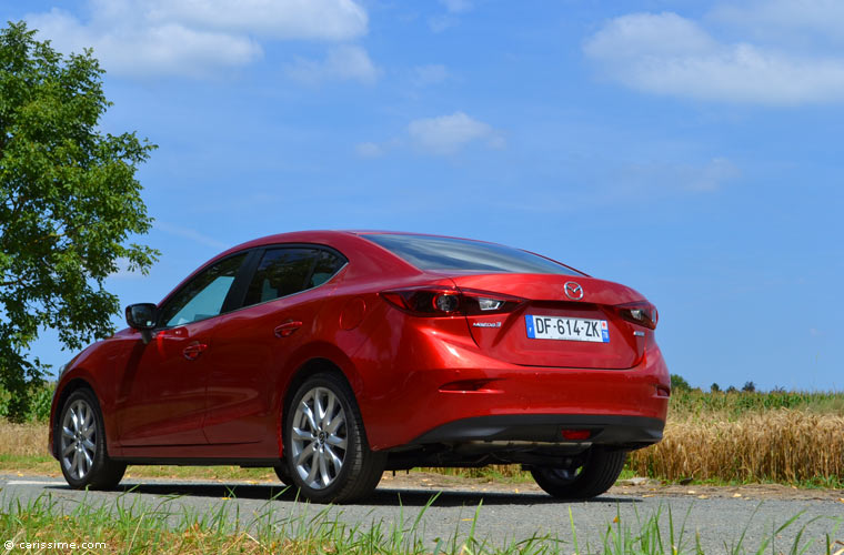 Essai Mazda 3 ; 4 portes Diesel 2014