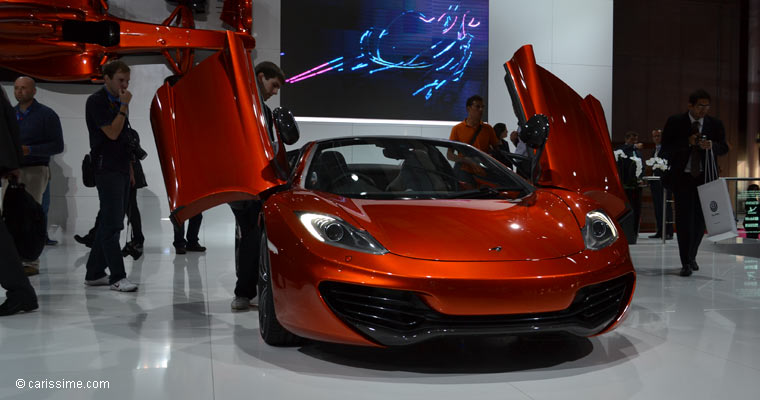 McLaren 12 C Spider au Salon Automobile de Paris 2012