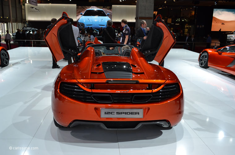 McLaren 12 C Spider au Salon Automobile de Paris 2012