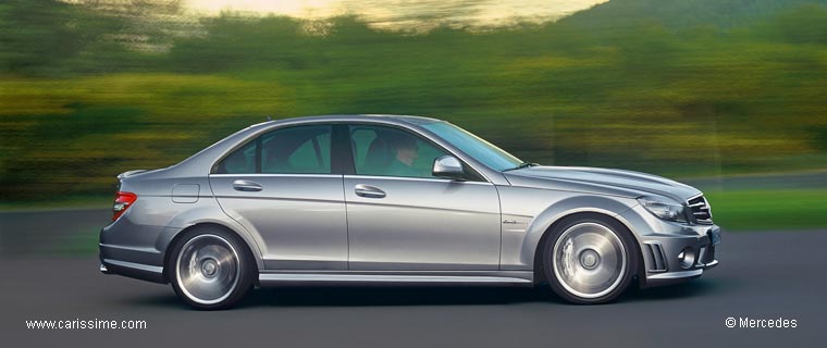 Mercedes Classe C 63 AMG profil