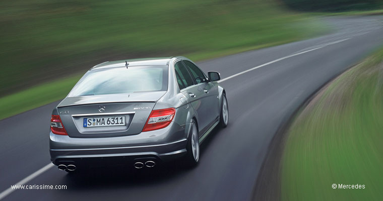 Mercedes Classe C 63 AMG arrière
