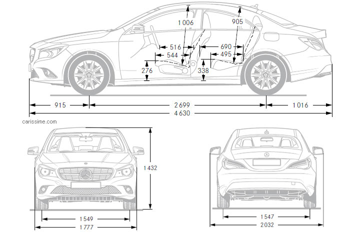 Mercedes CLA Voiture Compacte 2013