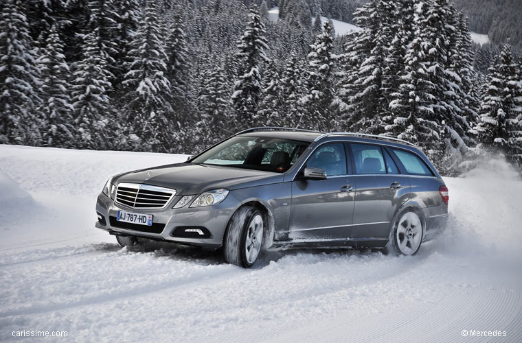 Mercedes Classe E W212 Break 4Matic Essai Megève