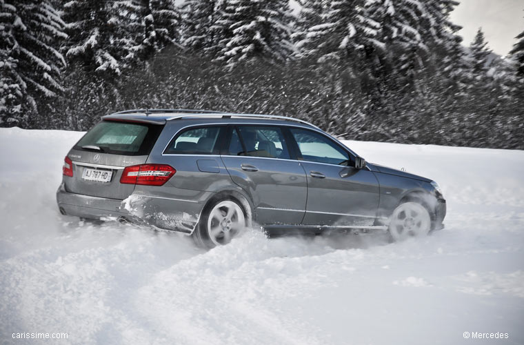 Mercedes Classe E W212 Break 4Matic Essai Megève