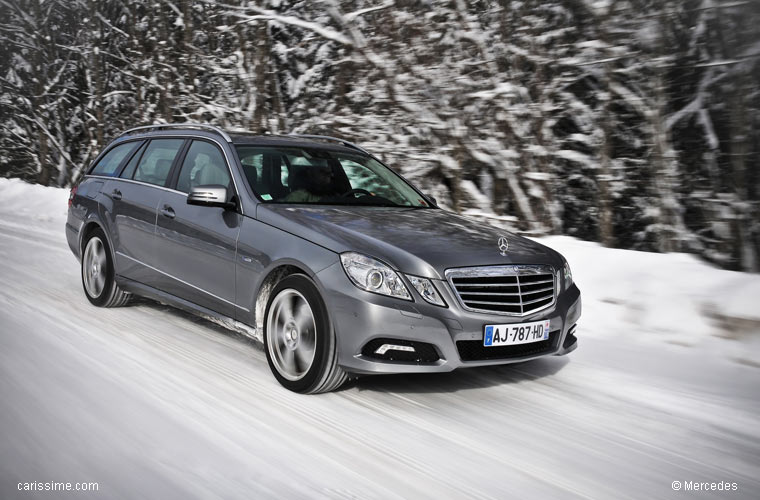 Mercedes Classe E W212 Break 4Matic Essai Megève