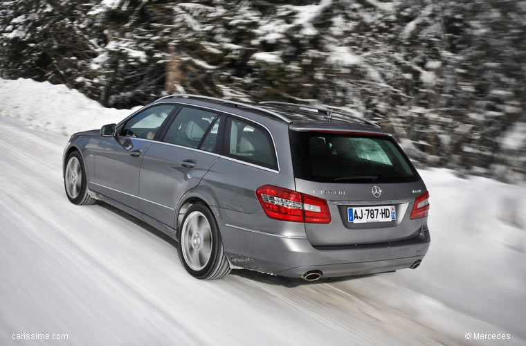 Mercedes Classe E W212 Break 4Matic Essai Megève